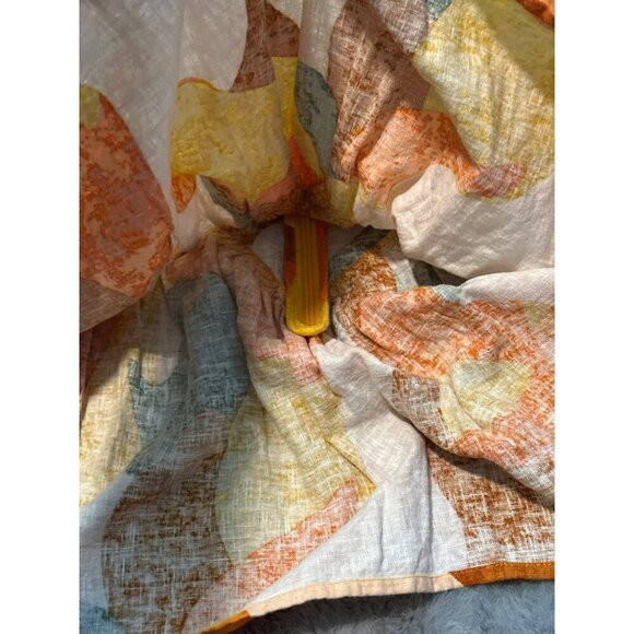 Fe Noel Target Collab Women's 4 100% Linen Multi-Colored Mini Skirt - Picture 11 of 12